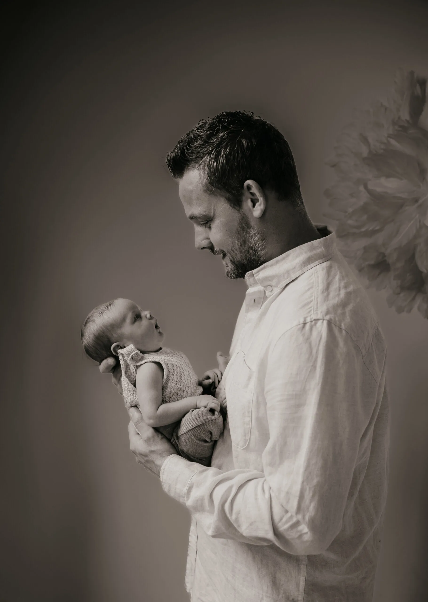 Newbornfoto van een pasgeboren baby, gemaakt in de omgeving van Doetinchem